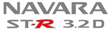 Nissan Navara "ST-R 3.2 D" x2 (doors) sticker