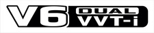 oyota Landcruiser Prado V6 Dual VVT-i x2 (rear 1/4) sticker