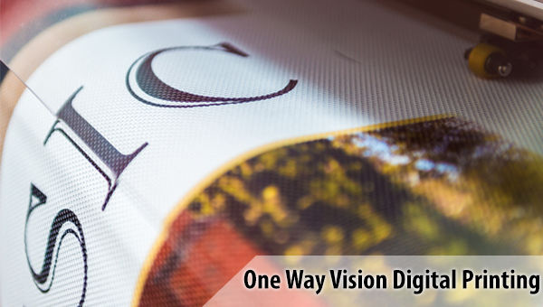 digital printing one way vision