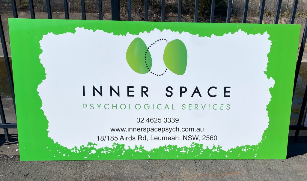 inner space acp sign print